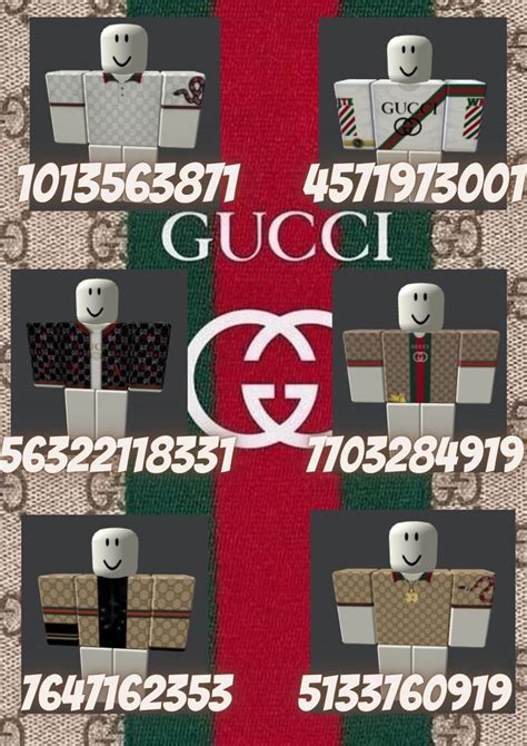 roblox id gucci